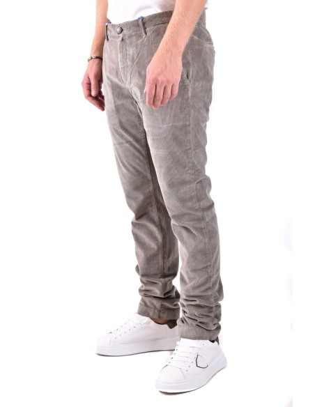 Pantalon gris Dondup homme coton
