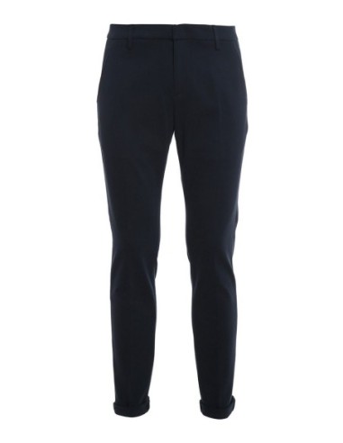 Pantalon bleu Dondup homme coton stretch