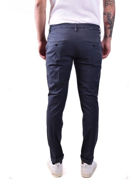 Pantalon bleu Dondup homme coton stretch