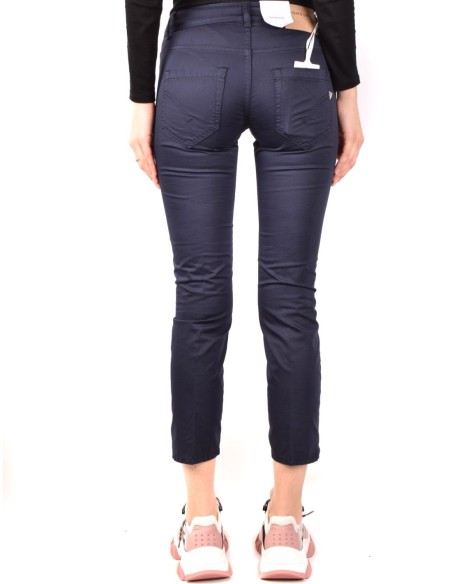 Pantalon bleu Dondup femme