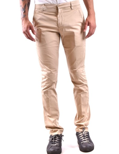 Pantalon beige Dondup homme coton