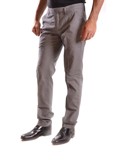 Pantalon gris à carreaux Dondup homme