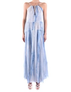 Robe blanche imprimée Dondup femme