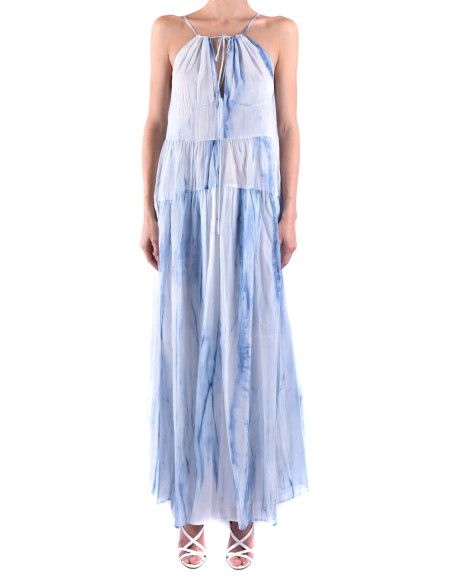 Robe blanche imprimée Dondup femme