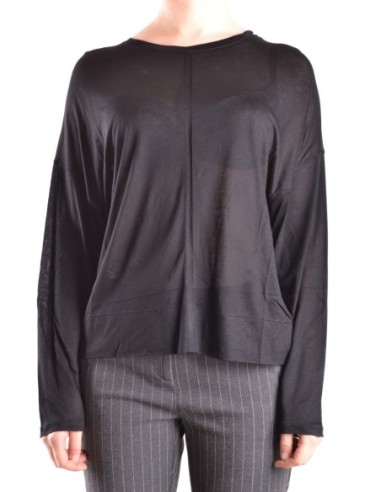 Pull femme noir col bateau Dondup