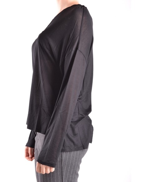 Pull femme noir col bateau Dondup