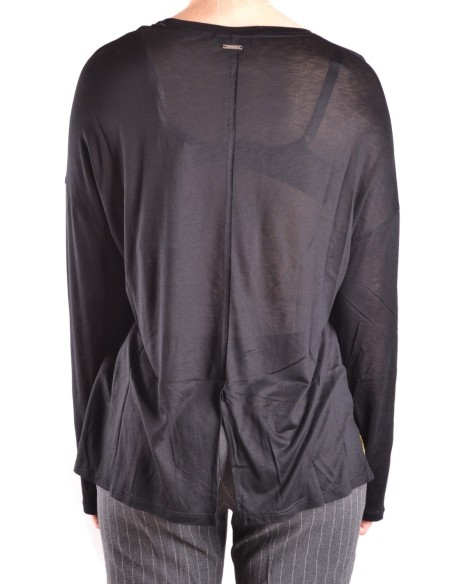 Pull femme noir col bateau Dondup