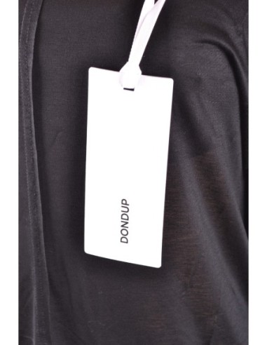 Pull femme noir col bateau Dondup