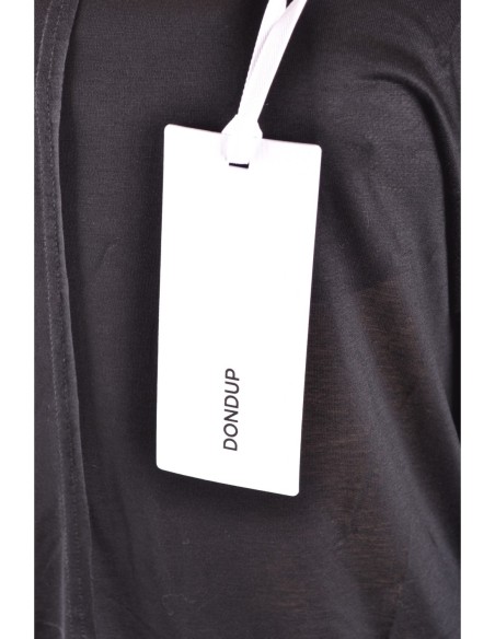 Pull femme noir col bateau Dondup