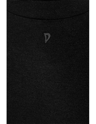 Pull femme noir col montant Dondup
