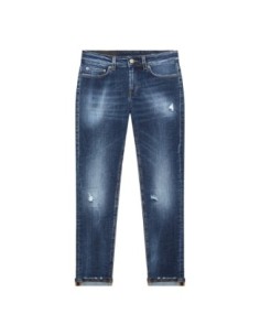 Jeans bleu usé Dondup femme