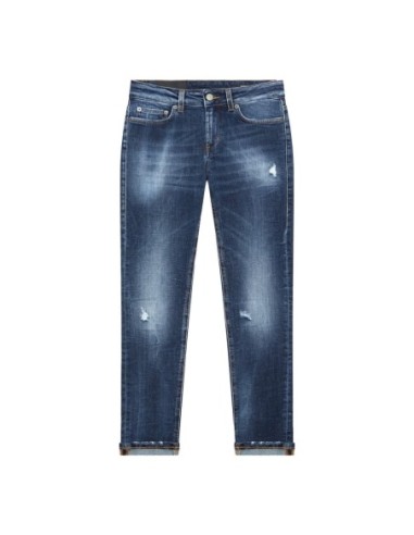 Jeans bleu usé Dondup femme