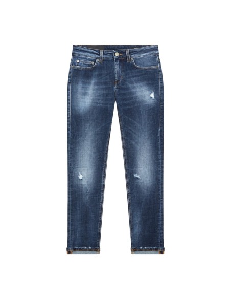 Jeans bleu usé Dondup femme