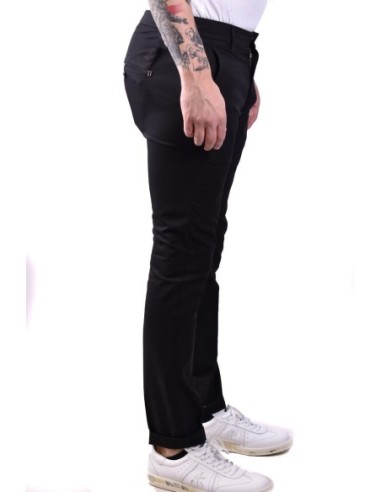 Pantalon noir coton Dondup homme