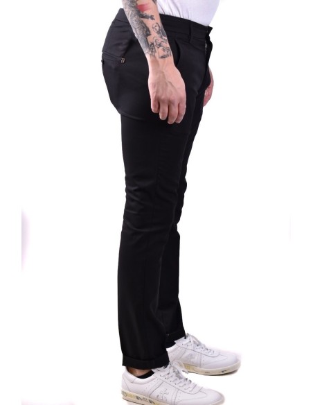 Pantalon noir coton Dondup homme