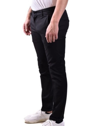 Pantalon noir coton Dondup homme