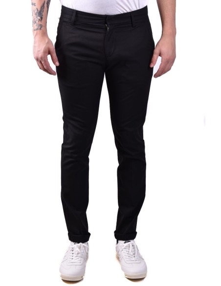 Pantalon noir coton Dondup homme