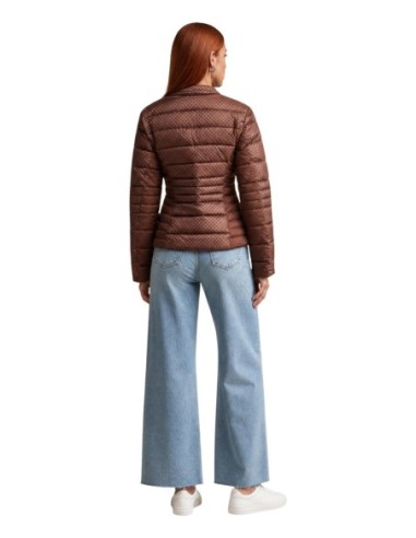 Veste marron motif embossé | Guess