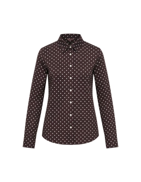 Blouse Guess femme marron imprimée