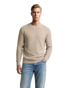 Pull Guess homme beige