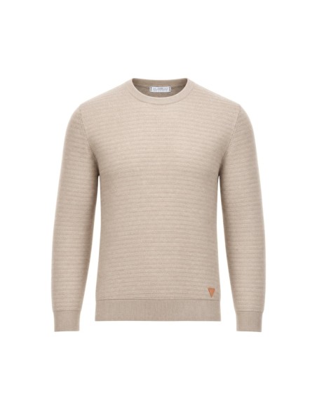 Pull Guess homme beige
