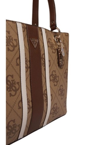 Sac femme blanc imprimé Guess
