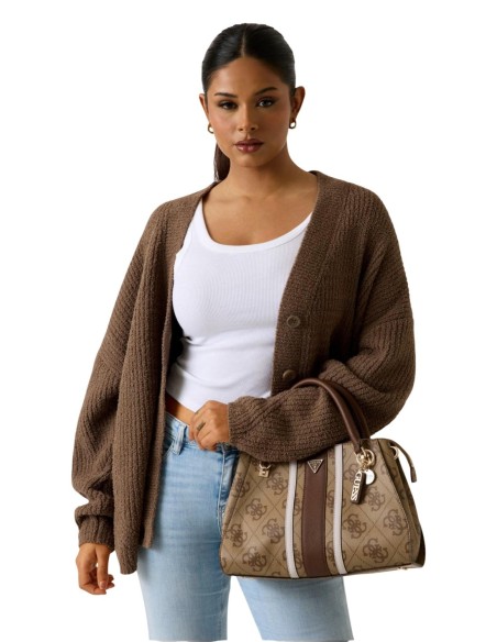 Sac blanc imprimé spacieux au style lumineux | Guess