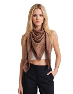 Écharpe Guess femme marron