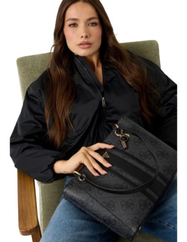 Sac gris imprimé au design original | Guess