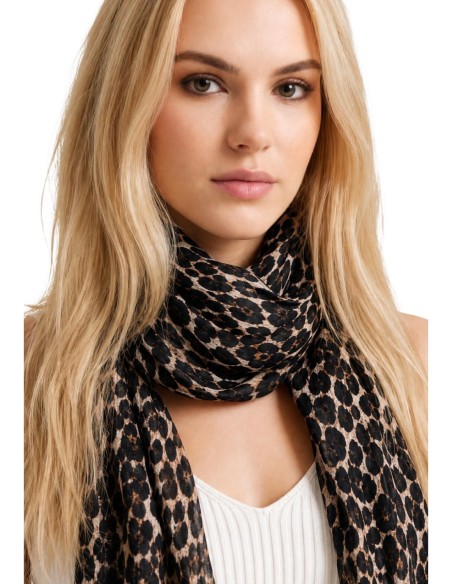 Écharpe Guess femme léopard