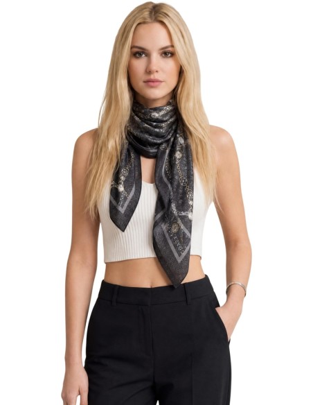 Écharpe Guess femme noire
