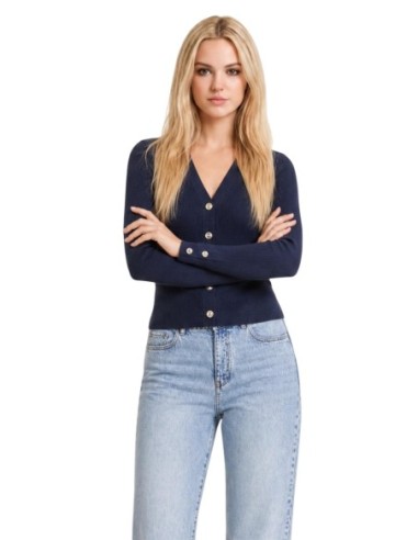 Gilet Guess femme bleu