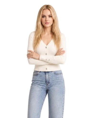 Gilet Guess femme blanc