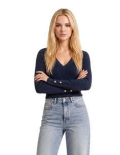 Pull Guess femme bleu