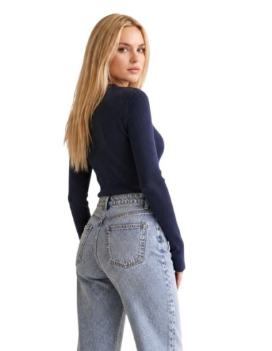 Pull Guess femme bleu