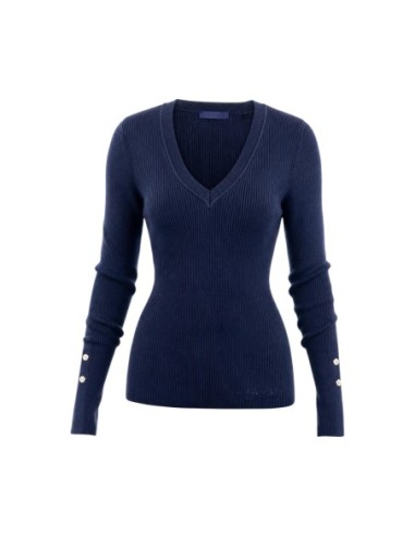 Pull Guess femme bleu