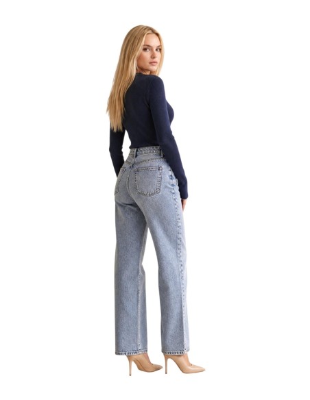 Pull Guess femme bleu