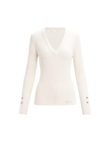 Pull Guess femme blanc