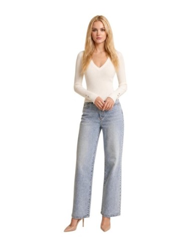 Pull Guess femme blanc