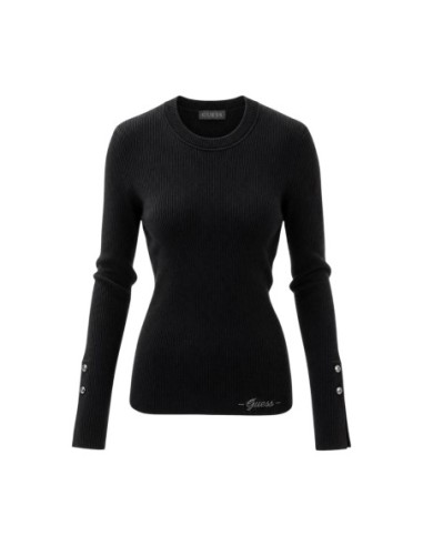Pull Guess Femme Noir Ellie | ChoixMode