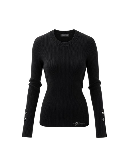 Pull Guess Femme Noir Ellie | ChoixMode