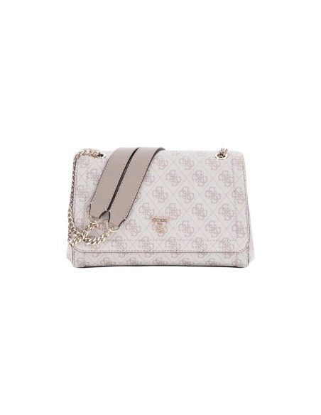 Sac blanc bandoulière rabat | Guess
