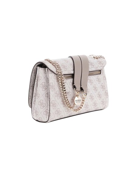 Sac blanc bandoulière rabat | Guess
