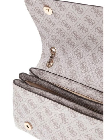 Sac blanc bandoulière rabat | Guess