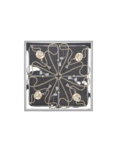 Écharpe Guess femme noire imprimée