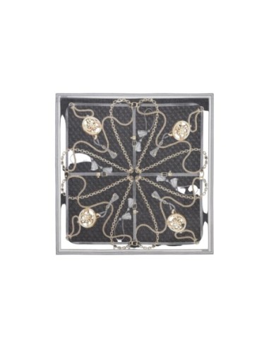 Écharpe femme Guess noire 90x90