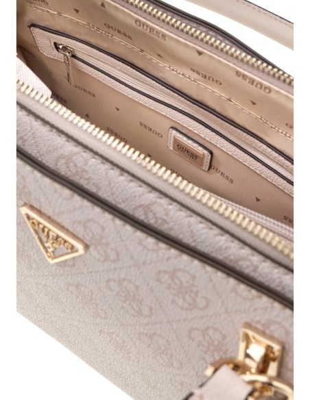 Sac blanc structuré au style raffiné bandoulière | Guess