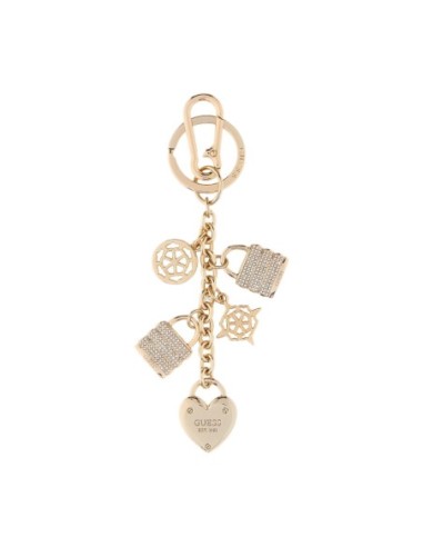 Porte-clés Guess doré femme
