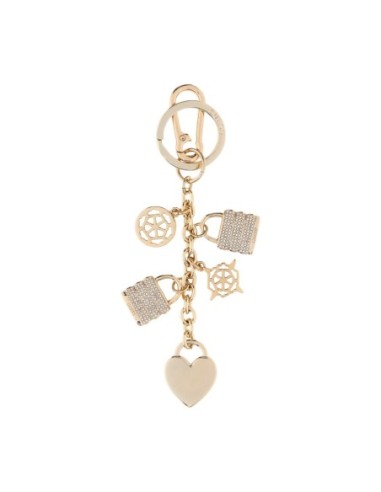 Porte-clés Guess doré femme