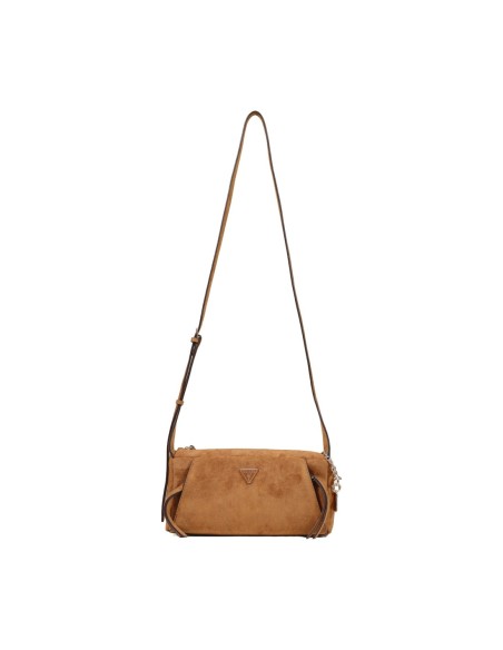 Sac femme marron imprimé Guess